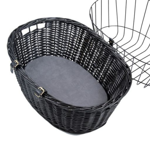 Trixie 2818 Bicycle Basket with Grille 50 × 41 × 35 cm