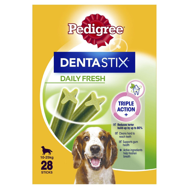 Pedigree Dentastix Fresh 28 Sticks (Pack Size: Medium Dog)