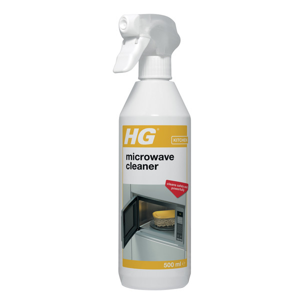 HG Microwave Cleaner, Removes Grease & Caked-on Food Deposits, Cleans Safely & Powerfully, for all Combi & Microwave Ovens – 500ml (526050106)