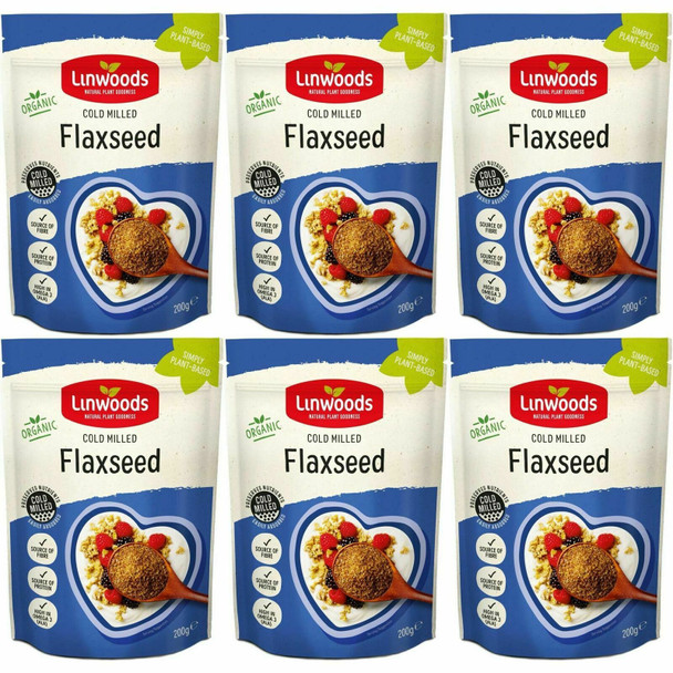 (Pack Of 6) - Organic Milled Flaxseed | LINWOODS