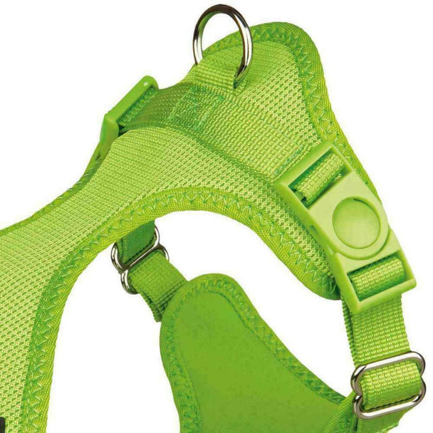 TRIXIE Soft Dog Harness, 25-35 cm x 15 mm, Green