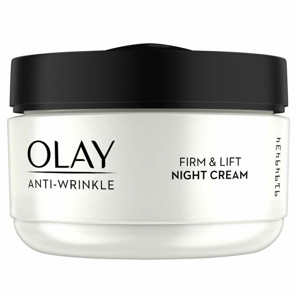 Olay Anti-Wrinkle Firm and Lift Anti-Ageing Moisturiser Night Cream, 50 ml