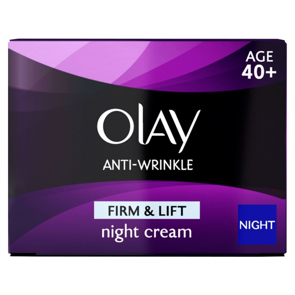 Olay Anti-Wrinkle Firm and Lift Anti-Ageing Moisturiser Night Cream, 50 ml