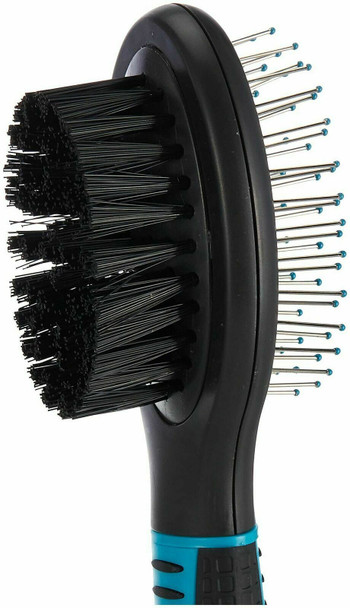 Brush, double-sided, plastic, 5 � 19 cm