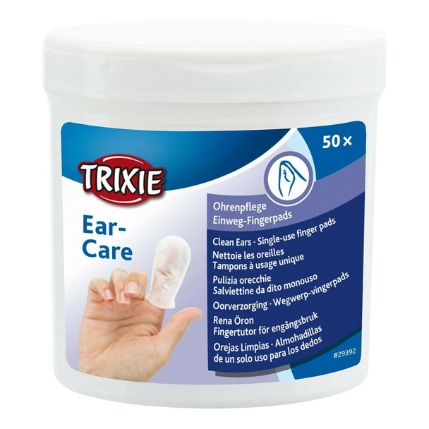 Trixie 29392 Ear Care Ear Care Finger Pads Pack of 50