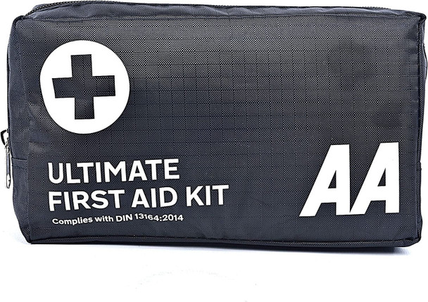 AA Ultimate First Aid Kit - AA0903 - A Family Essential For Car Home Holidays Travel Camping Caravans Office