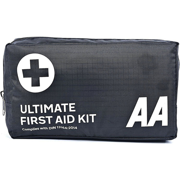 AA Ultimate First Aid Kit - AA0903 - A Family Essential For Car Home Holidays Travel Camping Caravans Office