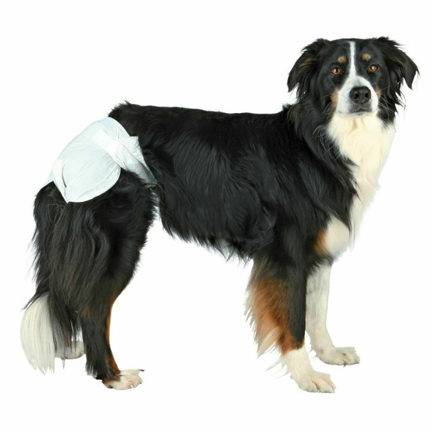 Trixie Diapers For Female Dogs (M) (White)