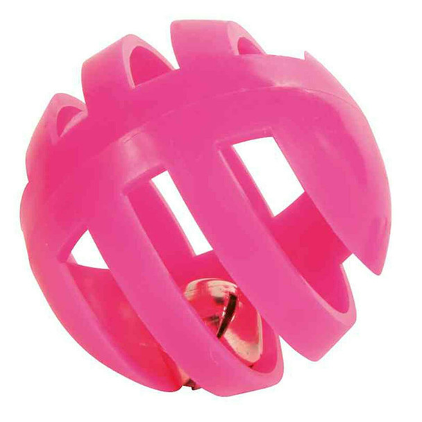 Trixie Four Plastic Rattling Balls for Cat, 4 cm