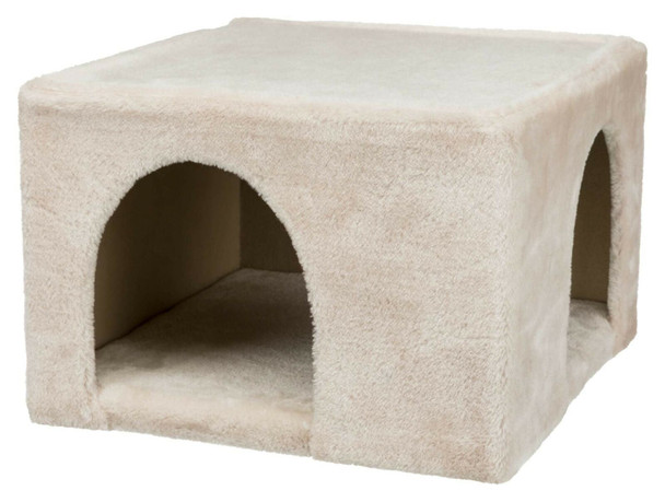 Trixie Cuddly Cave for rabbits/Guinea pigs, plush, 36 x 25 x 36 cm, beige, 3230 g