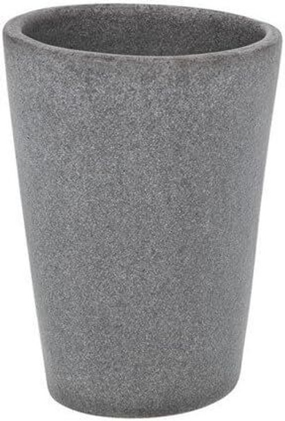 WENKO Toothbrush tumbler Pebble Stone Grey