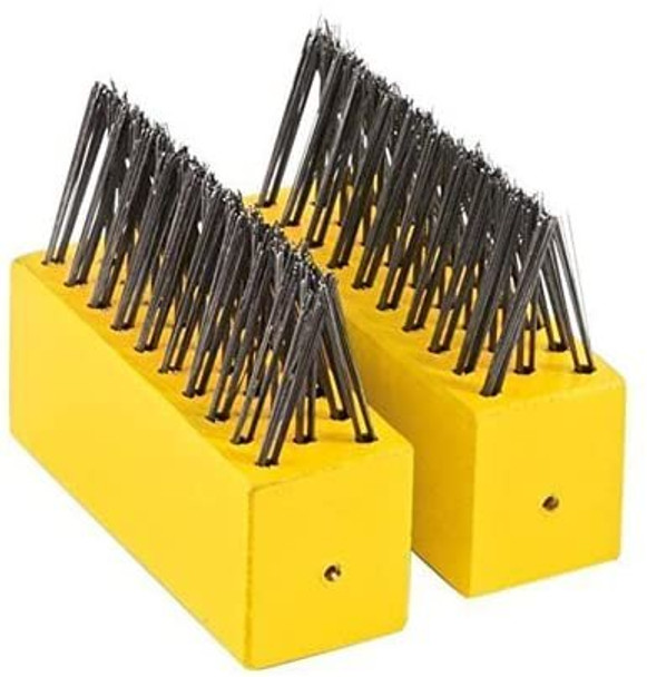 2X"FB-ME Weeding Brush Heads Set, Yellow/Black, 9x20x10 cm