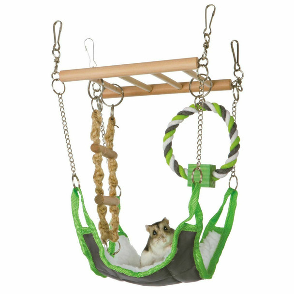 Trixie Suspension Bridge with Hammock for Mice, Hamsters etc. (6298)