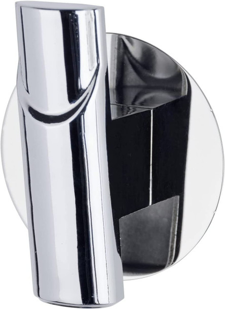 Wenko Solo Stainless Steel Wall Hook, Stainless-Steel, Matt Silver, 2.7 x 5 x 6 cm