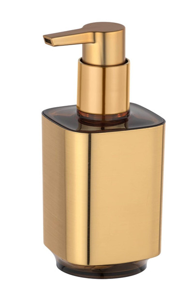 Wenko Auron Gold Liquid Soap Dispenser 0.3 L, 16.5 x 8 x 7 cm