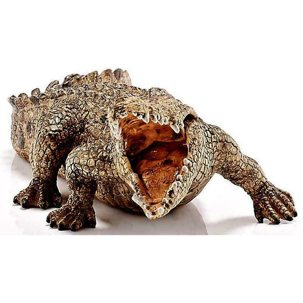 Schleich Hand Painted Animal Figure - Plastic - Toy - Ages 3-8 Years - Crocodile