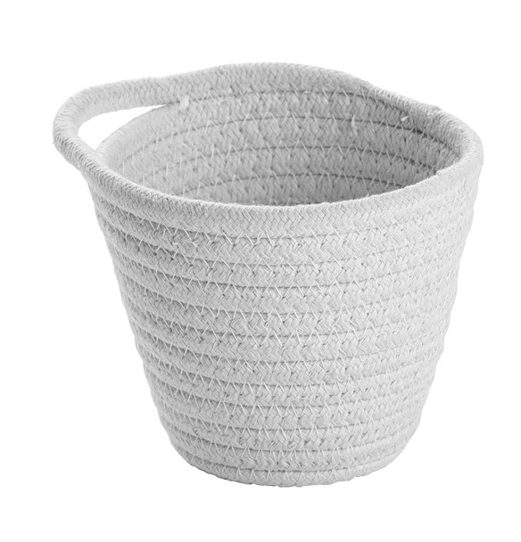 Wenko Soria Modern Storage Basket for Bathrooms, Guest Toilet and Home, White, 12.5 x 12 x 14.5 cm