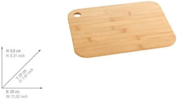 WENKO 53066100 Paddle Chopping Board, Bamboo