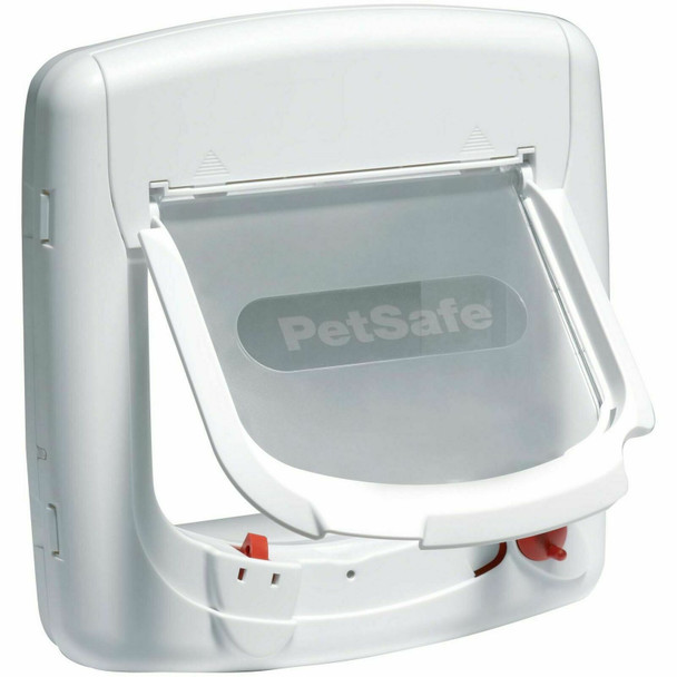 PetSafe 400SGIFD Staywell Luxus Magnetic Cat Flap in White