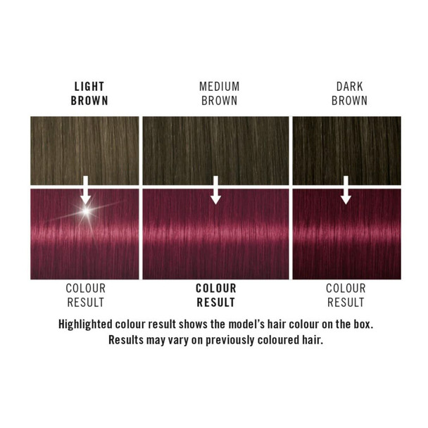 Schwarzkopf LIVE Colour Plus Lift, Long-Lasting Permanent Red Hair Dye, Lightens Up To 3 Levels- Deep Red L75