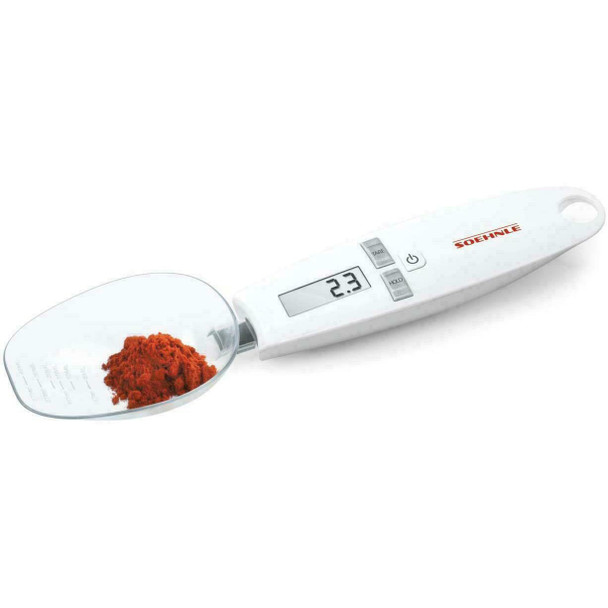 Soehnle Cooking Star Digital Kitchen Scale With 0.1 G Graduation And 500 g Load Capacity, Spoon Scale For The Smallest Quantities, Precision Scale For Spices