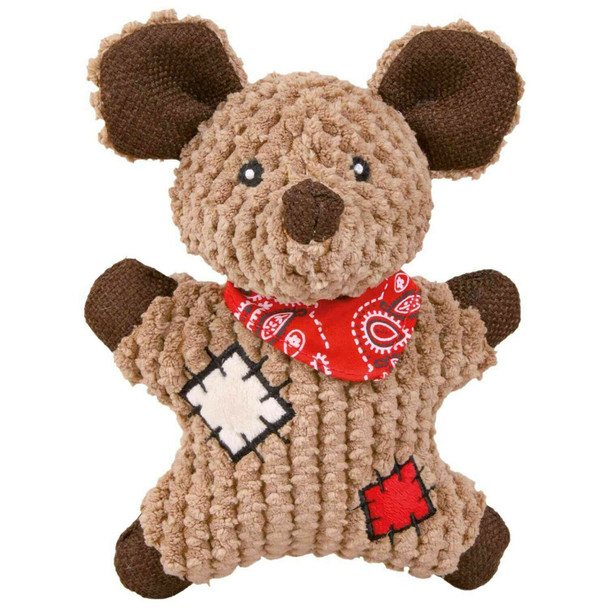 Trixie Fabric Mouse with Patches Dog Toy, 19 cm