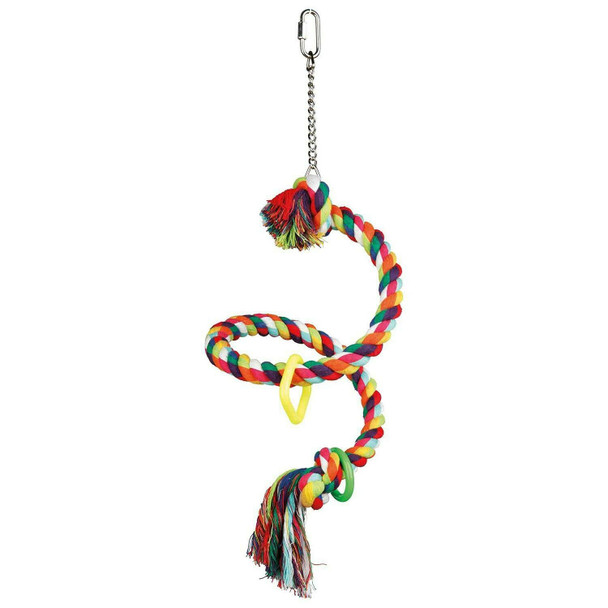 Trixie Spiral Rope Bird Perch, 21 mm x 50 cm