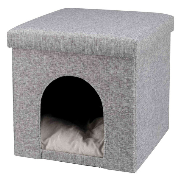 Trixie Alois Cuddly Cave, 38 x 40 x 38 cm, Grey