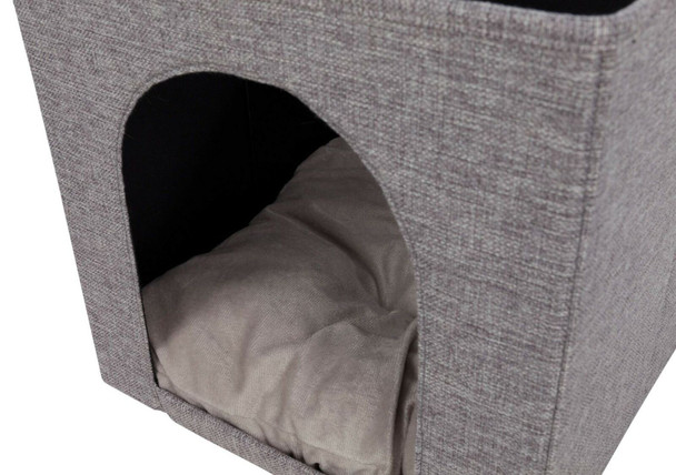 Trixie Ella 44087 Cuddly Cave for Shelving 33 × 33 × 37 cm Grey