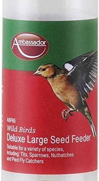 Ambassador Wild Birds Deluxe Large Seed Feeder