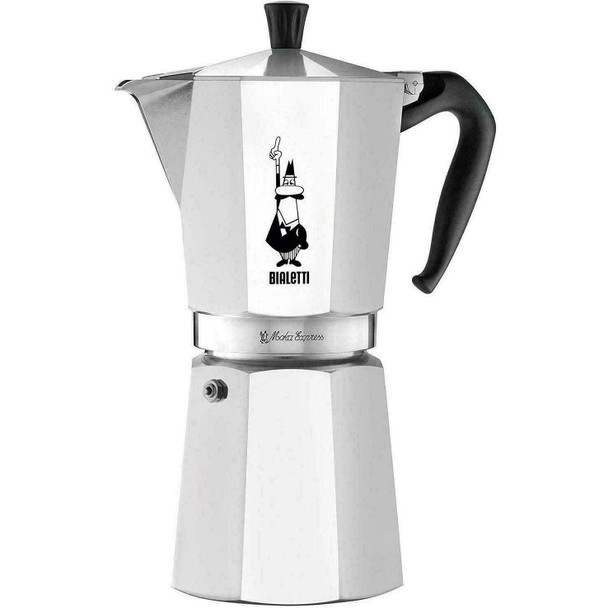 Bialetti Moka Express Aluminium Coffee Maker 12 Cups