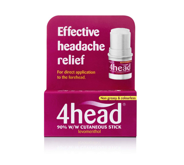 4Head Headache Relief Stick, 3.6g