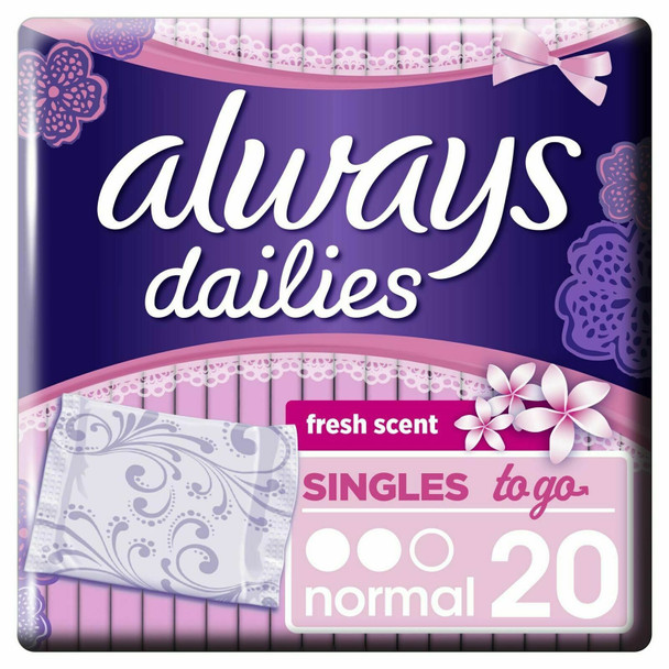 Always Dailies Liner 2Go Scent