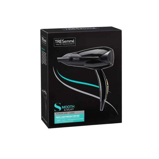 TRESemme Salon Power Dry 2000 Hair Dryer, Black