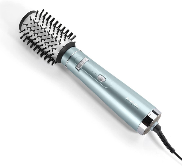 BaByliss Hydro-Fusion Air Styler, 700W Drying and Styling in one, 50mm Rotating Hair Dryer Brush, Ionic, smooth blow dry