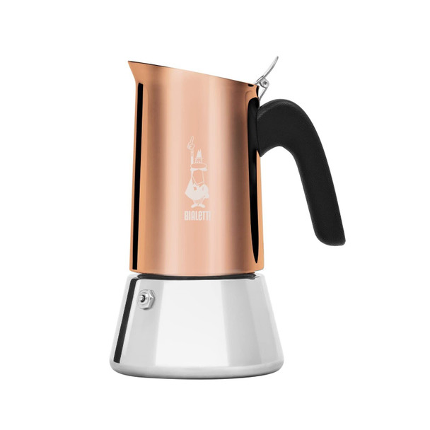 Bialetti Coffee Maker New Venus Bronze 4 Cups, Anti-Scalding Handle, Induction-friendly, 4 Cups (170ml), Stainless Steel, Bronze