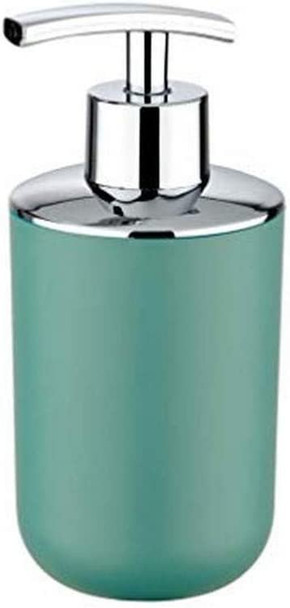 Wenko Brasil Soap Dispenser, Unbreakable, TPE, 7.3 x 16.5 x 9 cm, green, 7,3 x 16,5 x 9 cm