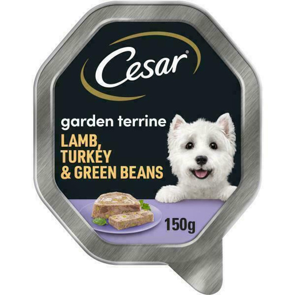 Cesar Classics Adult Dog Food, Turkey & Lamb, 150g