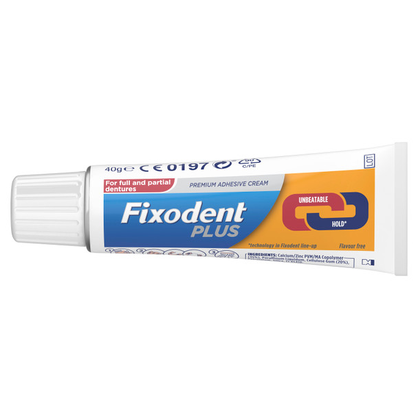 Fixodent Denture Adhesive Cream Dual Power (35ml) - Pack of 6