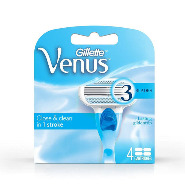 GILLETTE VENUS POUR ELLE RICAMBI 4 Pc. IMPORT