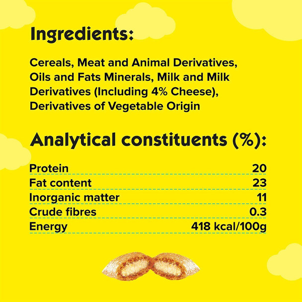 Dreamies Adult 1+ Cat Treats with Cheese Mega Pack, 200g