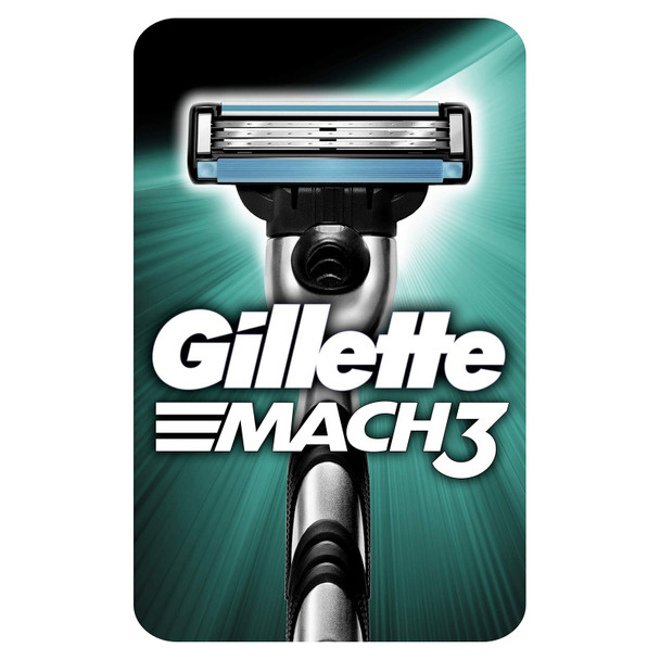 Gillette Mach3 Razor with Stronger Than Steel Blades