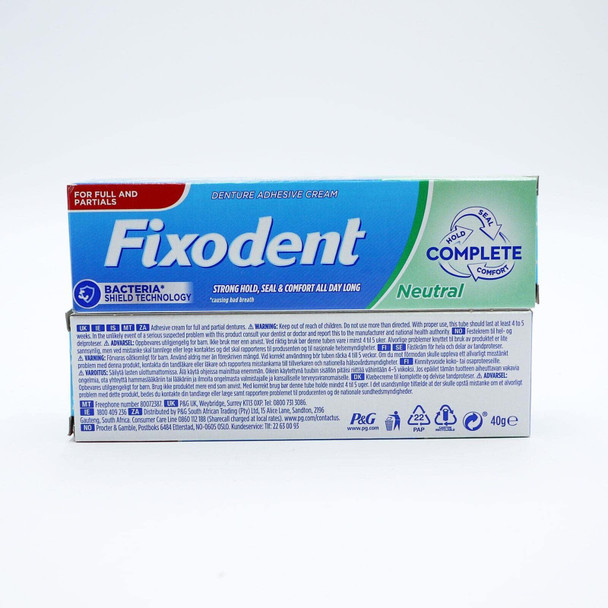 Fixodent - Fixodent Complete Neutral Denture Adhesive - 40g