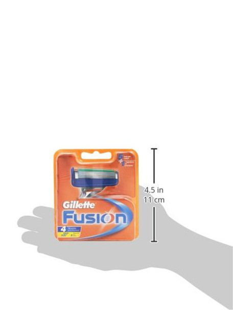 Gillette Fusion Manual Blades 4S (10X20) (UK) - Lot of 5 1