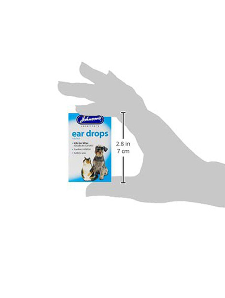 Johnsons Veterinary Products Ear Drops, clear