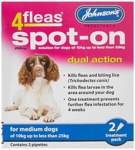 Johnson's 4Fleas Spot-On for Medium Dogs