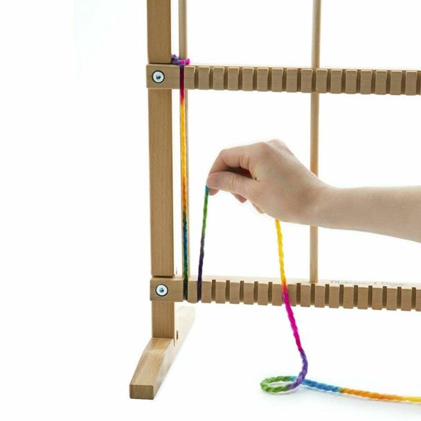 Melissa & Doug Wooden Multi-Craft Weaving Loom (Arts & Crafts, Extra-Large Frame, Develops Creativity and Motor Skills, 41.91 cm H x 57.785 cm W x 24.13 cm L)