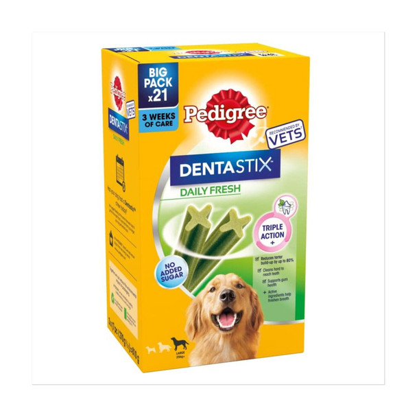 Pedigree Dentastix Fresh Adult Large Dog Treats, 810g