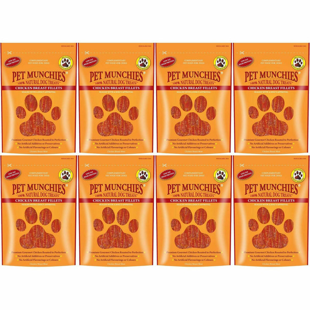 Pet Munchies Chicken Breast Fillet 100 g (Pack of 8)