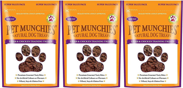 3XTraining Treats Liver and Chicken, 150 g